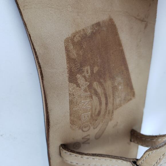 Rainbow T-Street Womens Size M 6.5-7.5 Brown Leather Casual Sandals 2647-1026 - Picture 12 of 12